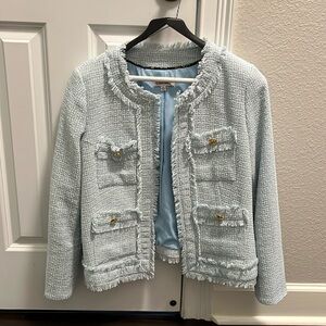 Nanette Lepore tweed blazer jacket